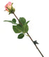 Artificial 52cm Single Stem Closed Bud Dusky Pink Rose